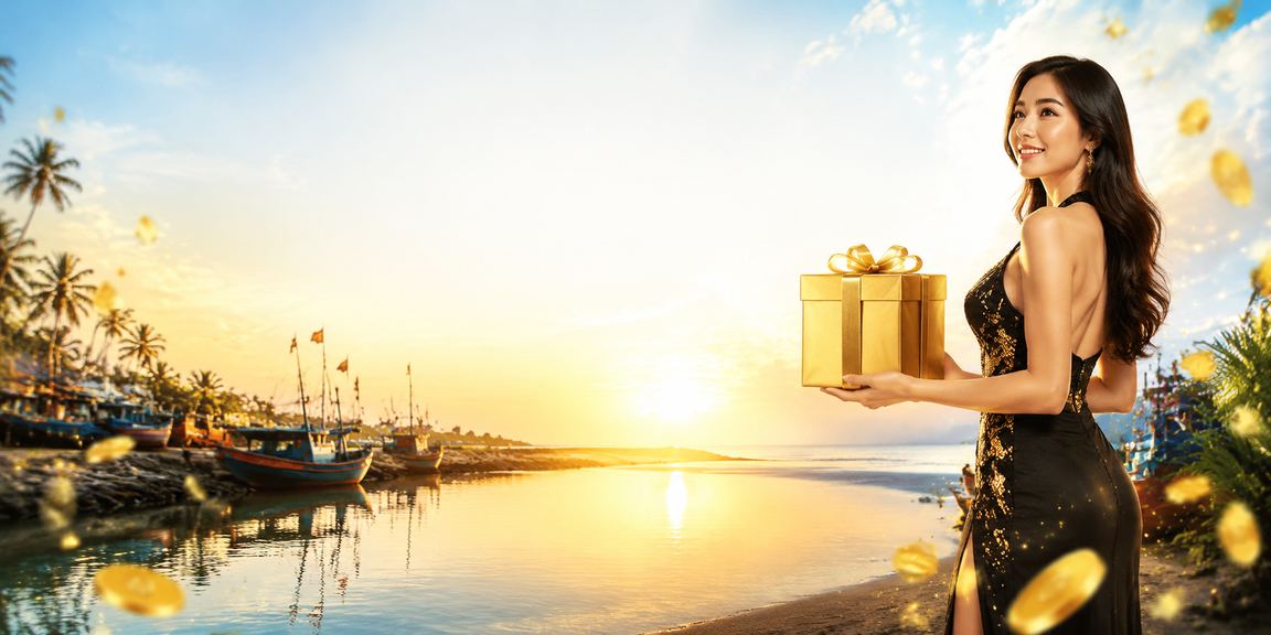 Cảnh biển Mũi Né với hệ thống xổ số và thanh toán tại casino trực tuyến